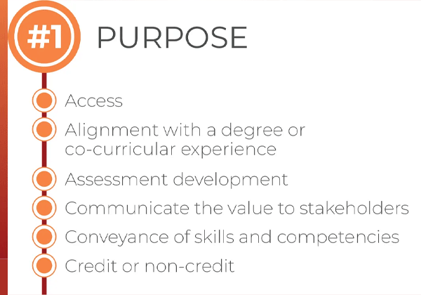 Key Factors to Consider When Developing Microcredentials