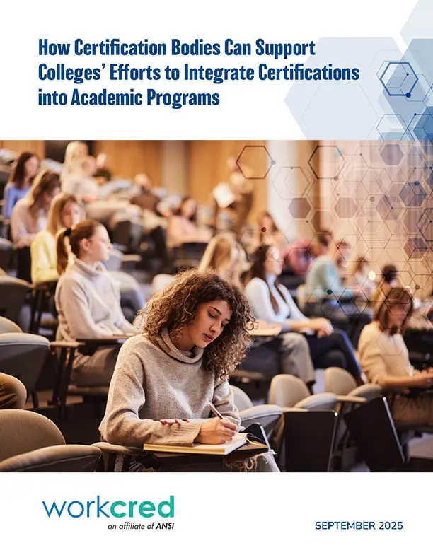 How Certification Bodies Can Support Colleges Efforts to Integrate Certifications into Academic Programs