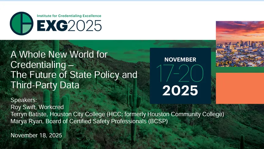 Whole New World for Credentialing