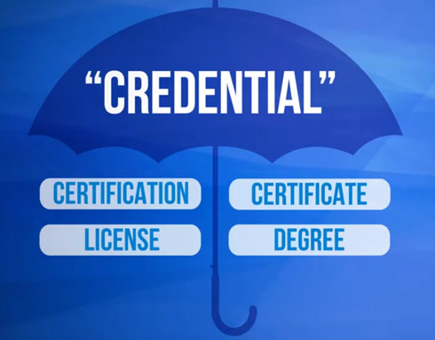 Certificates, Certifications and Degrees